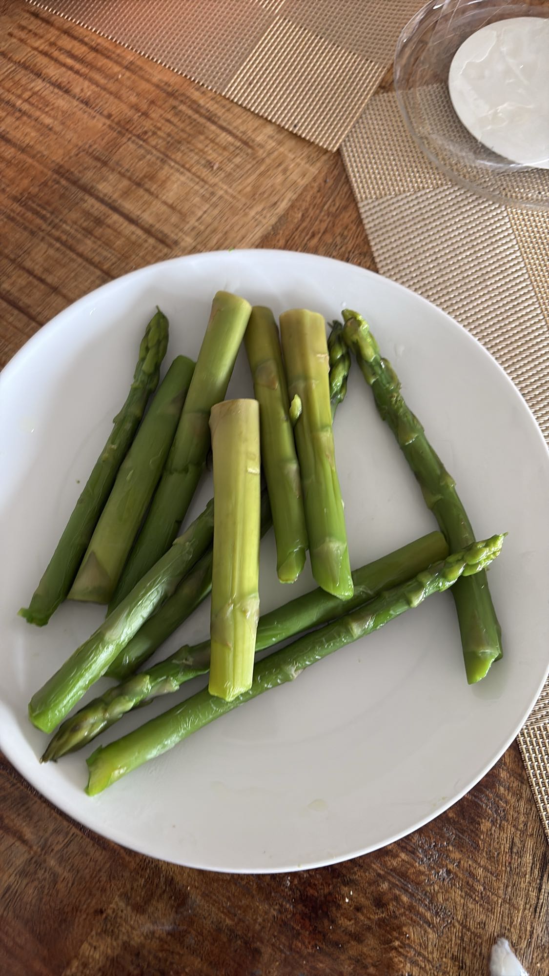 Gekookte asperges