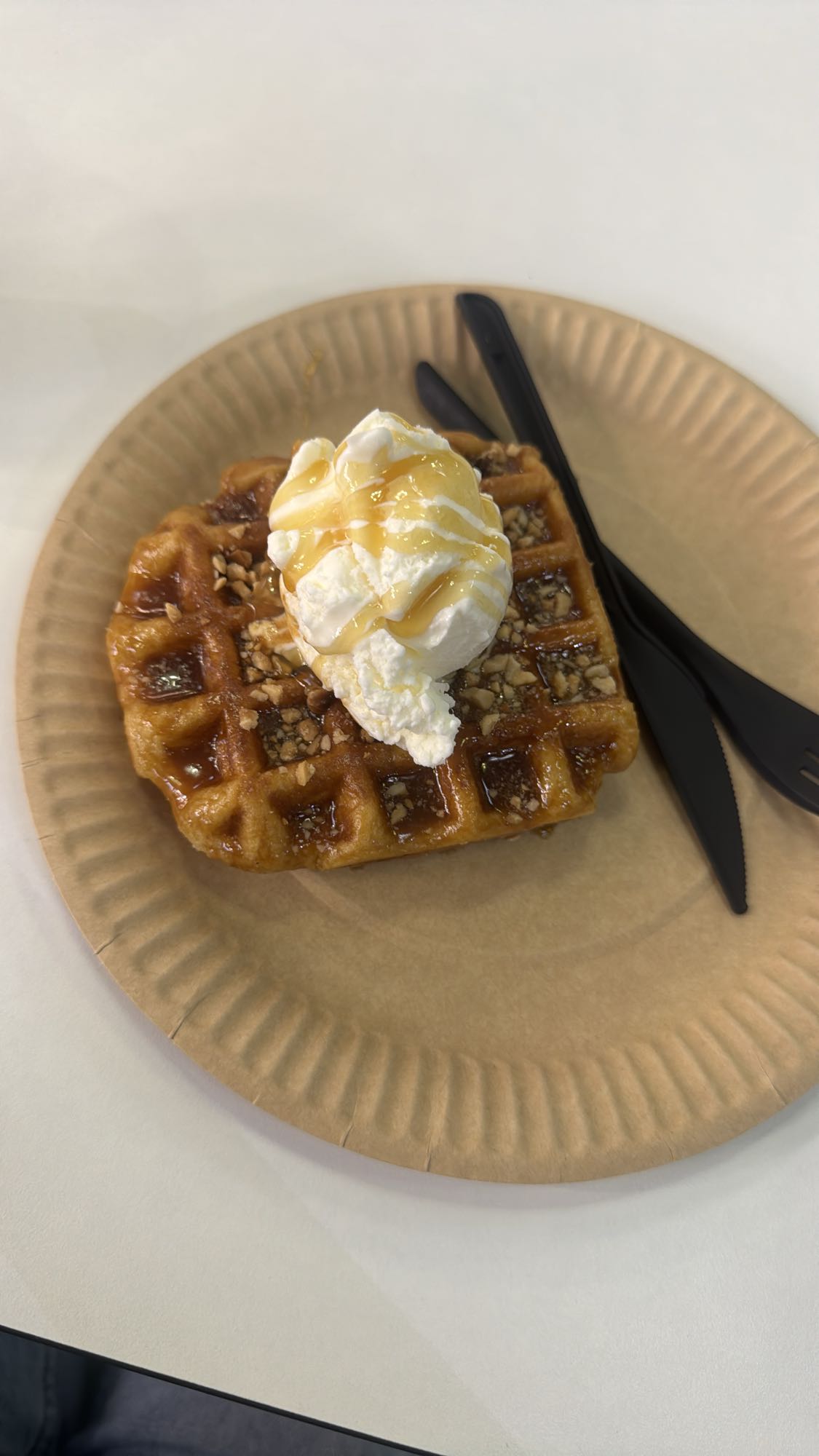 Վաֆլի պաղպաղակով