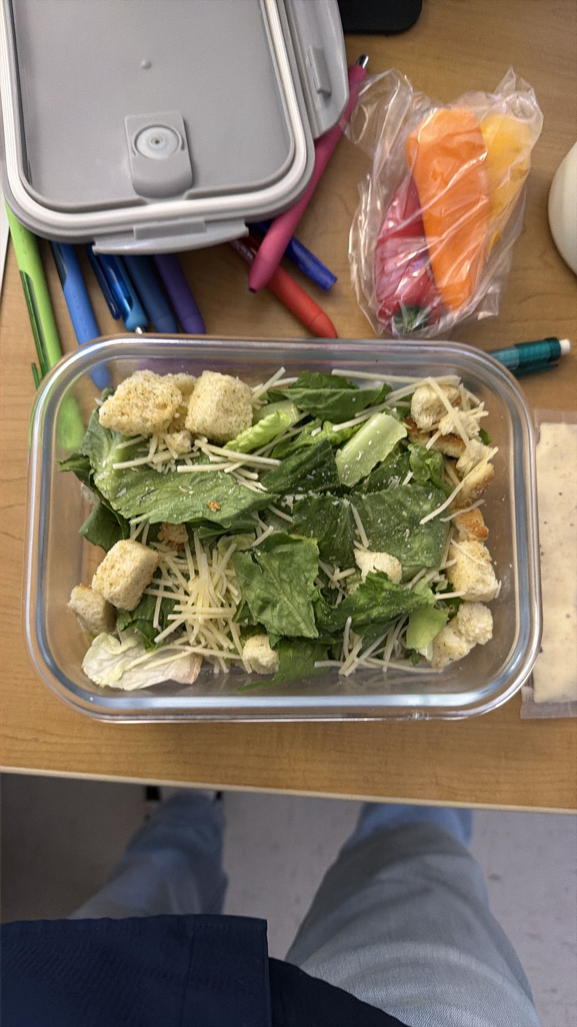 Caesar salad lunch