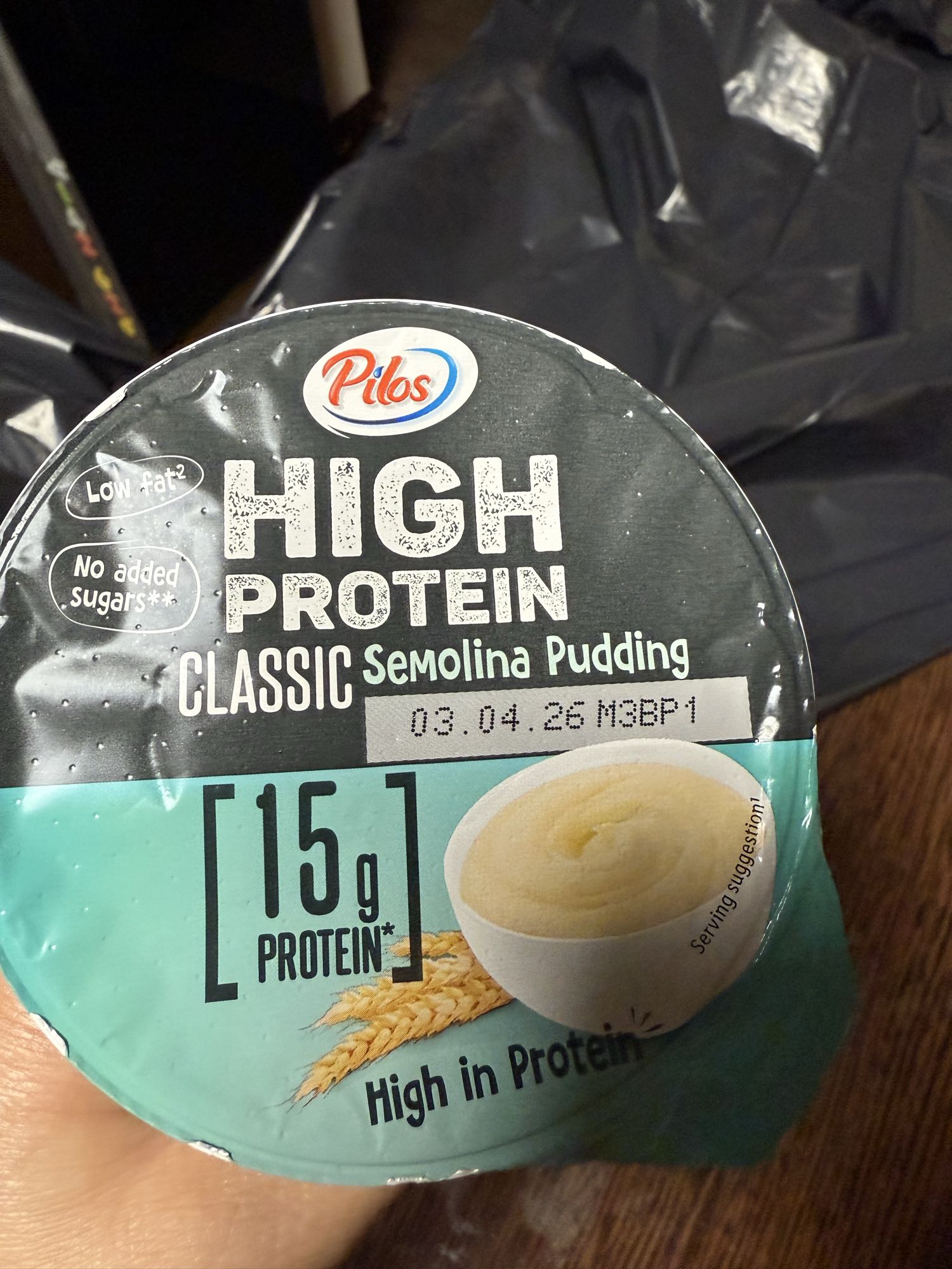 Budincă de griș proteică