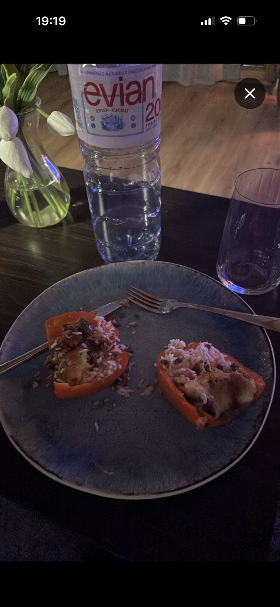 Gevulde paprika met rijst
