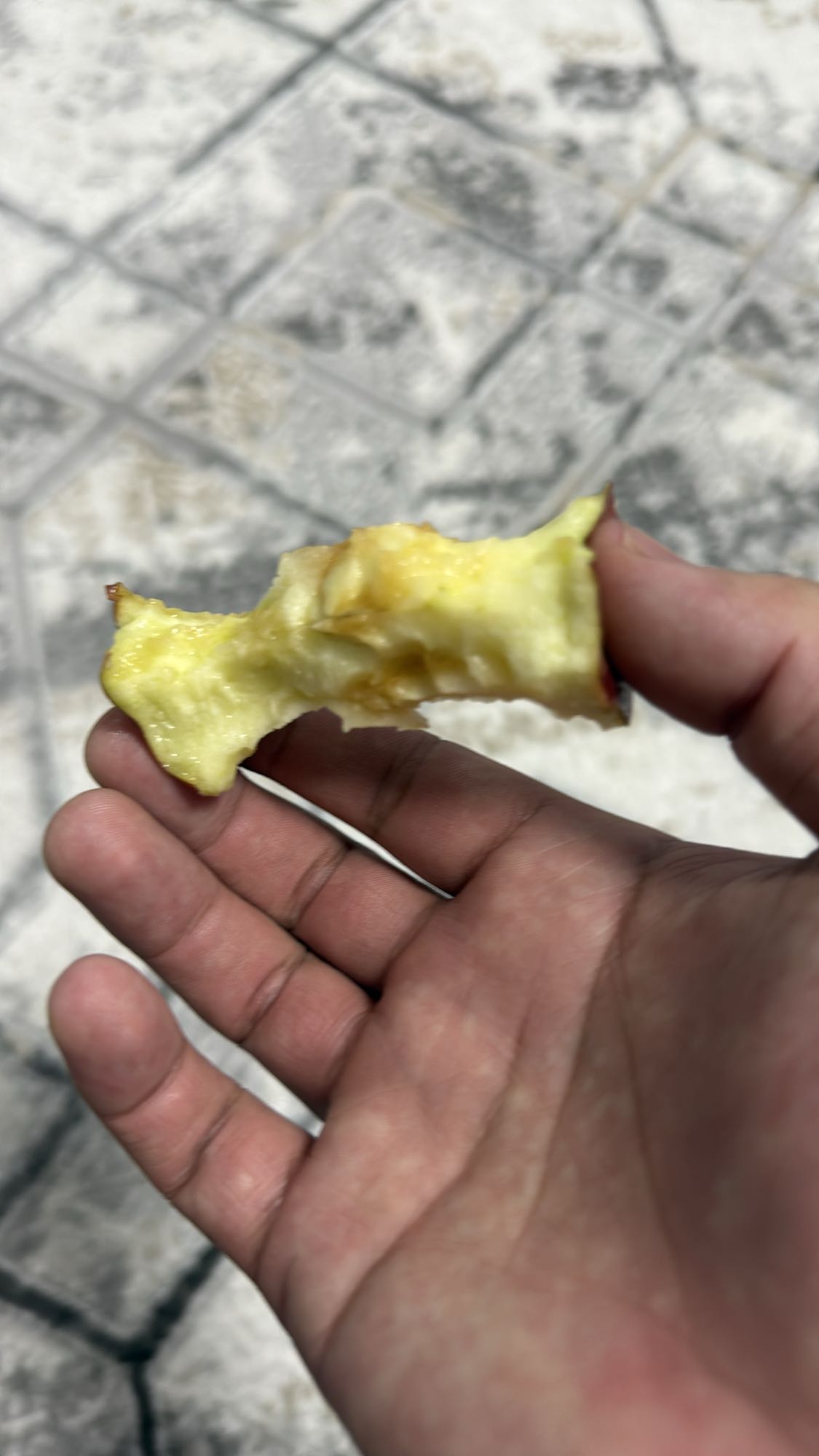 огрызок яблока