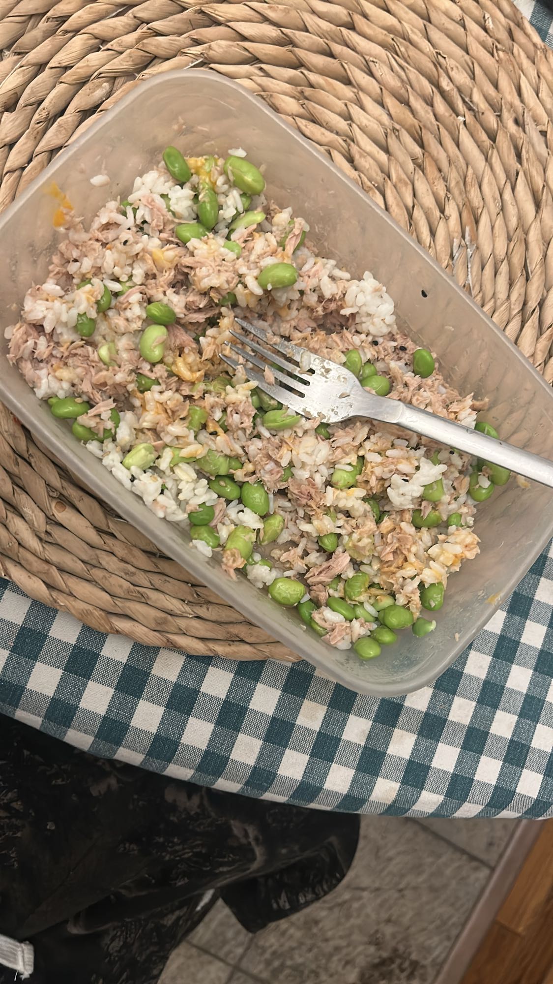 Tuna Rice Edamame Bowl