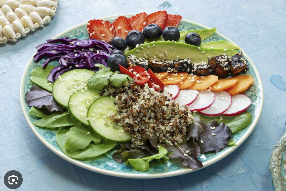 Rainbow Quinoa Salad Bowl
