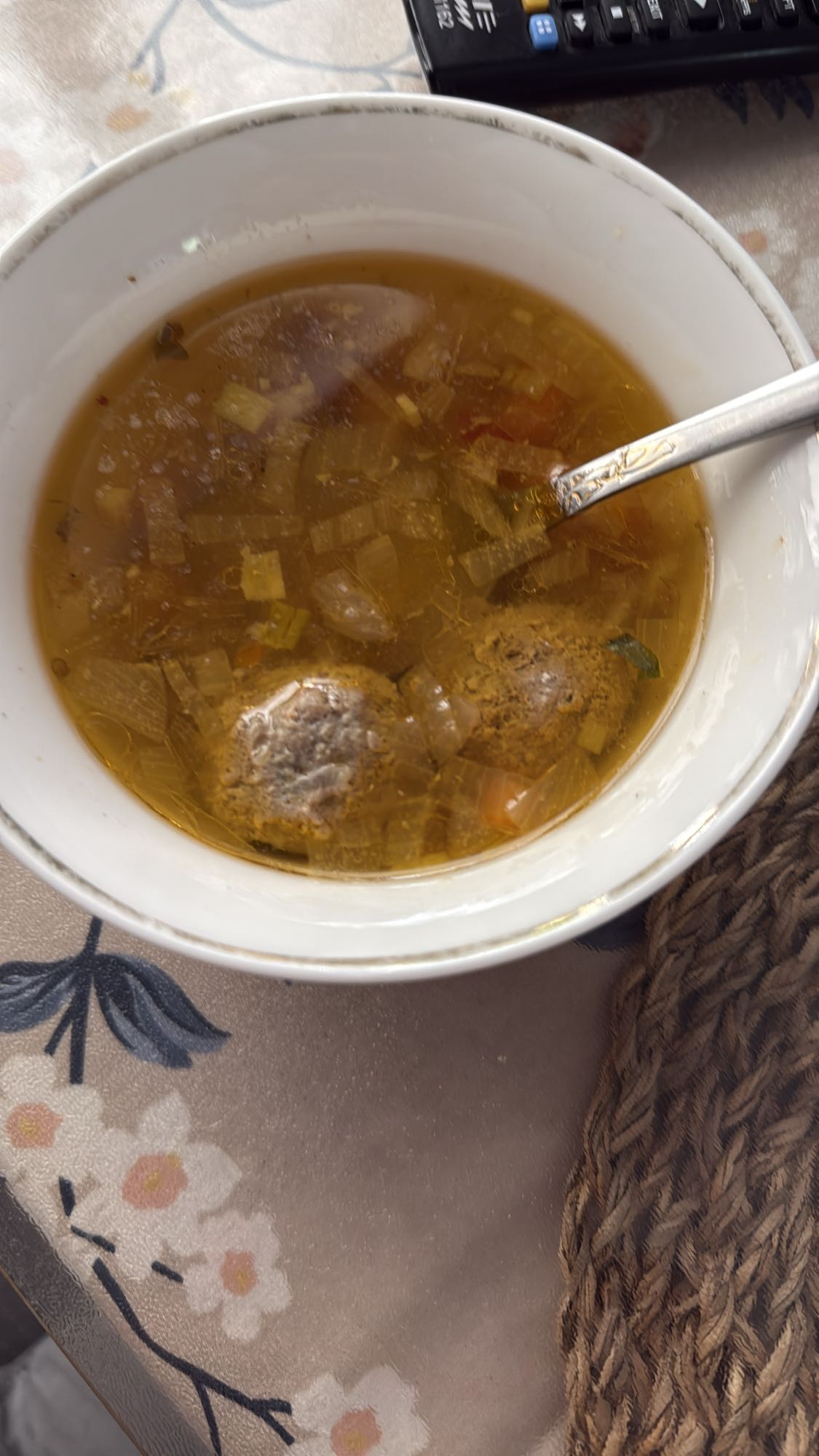 суп с фрикадельками