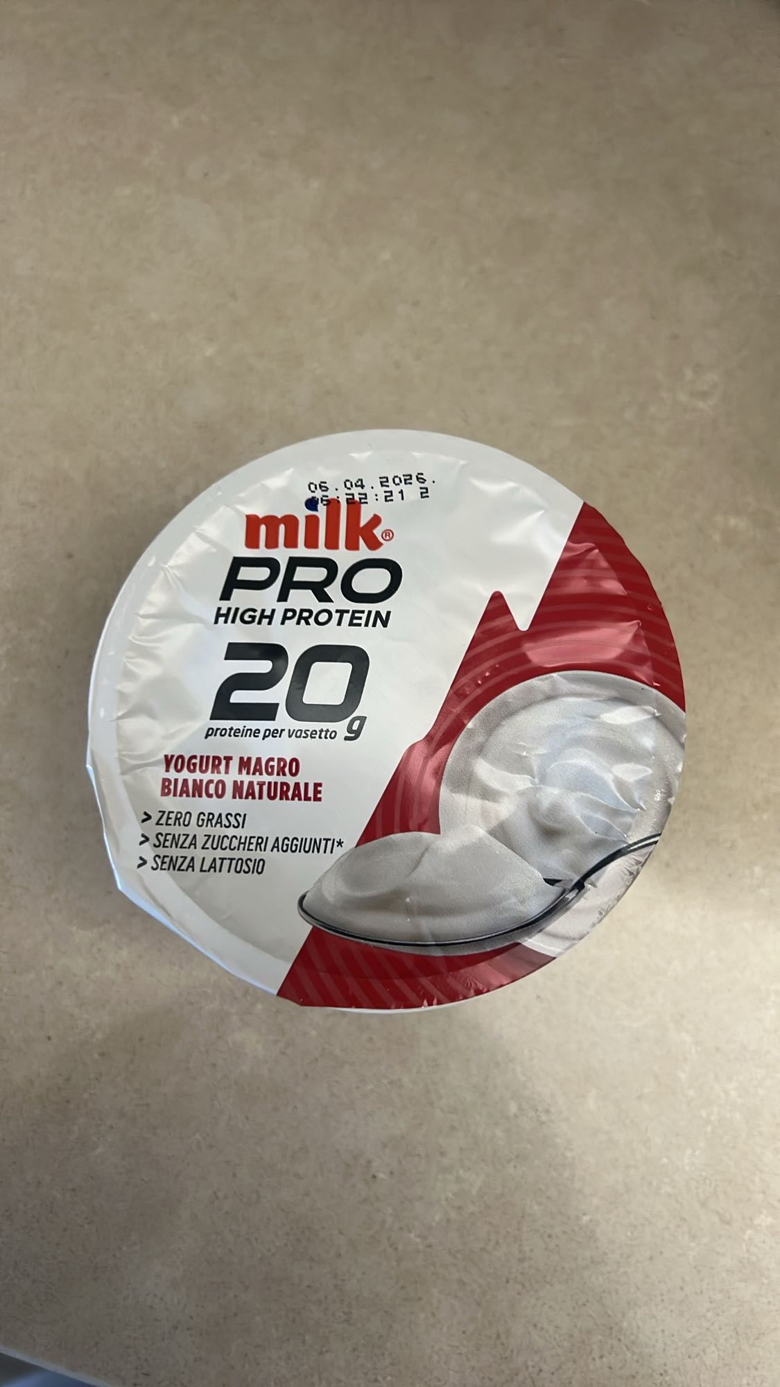 Yogurt proteico bianco