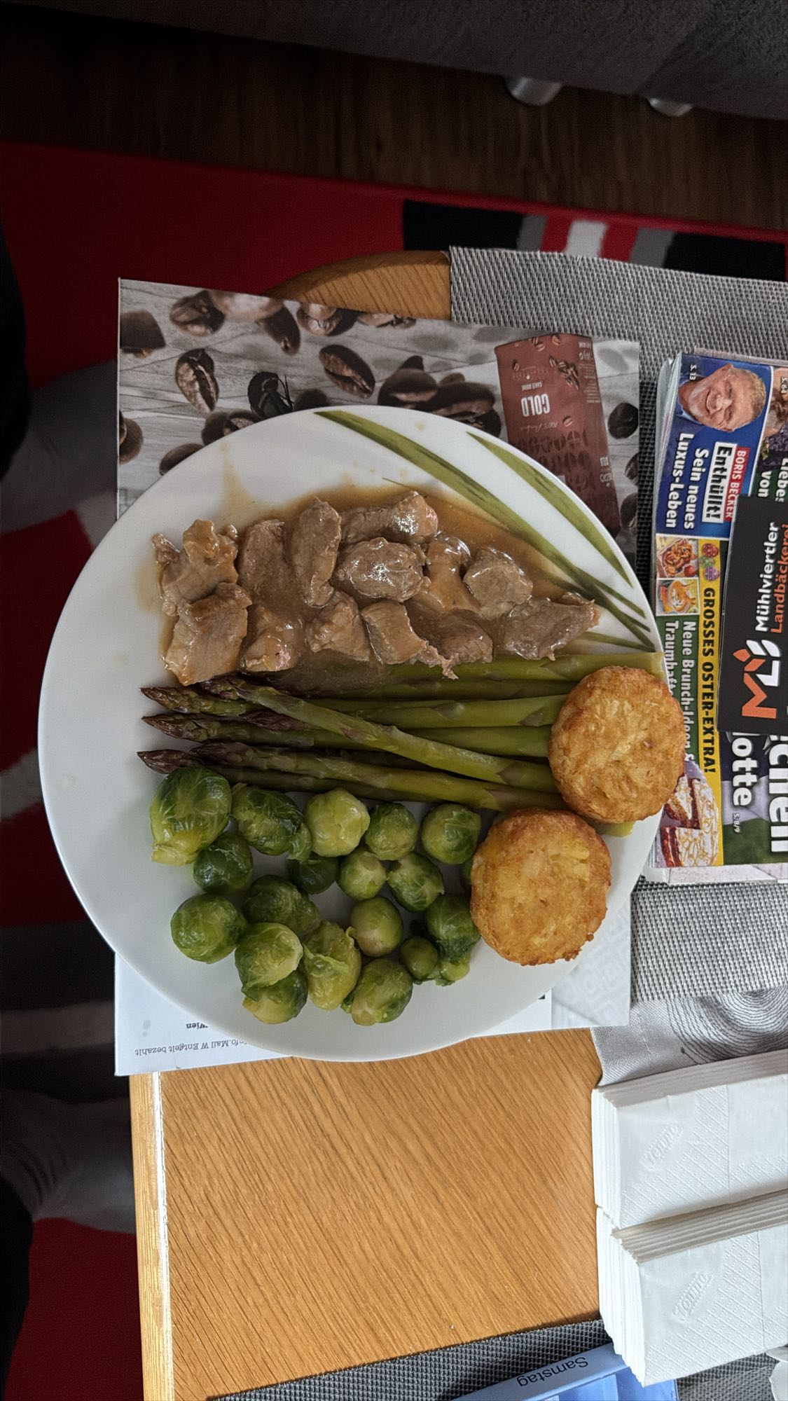 Schweinefleisch mit Gemüse