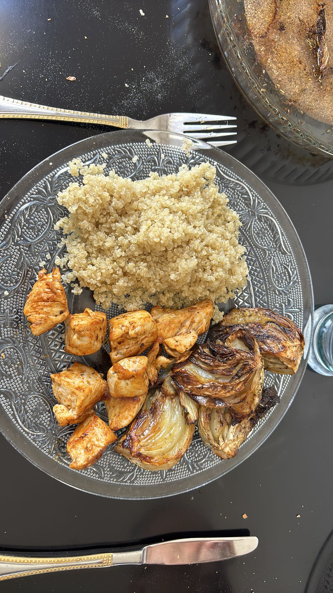 Poulet quinoa fenouil