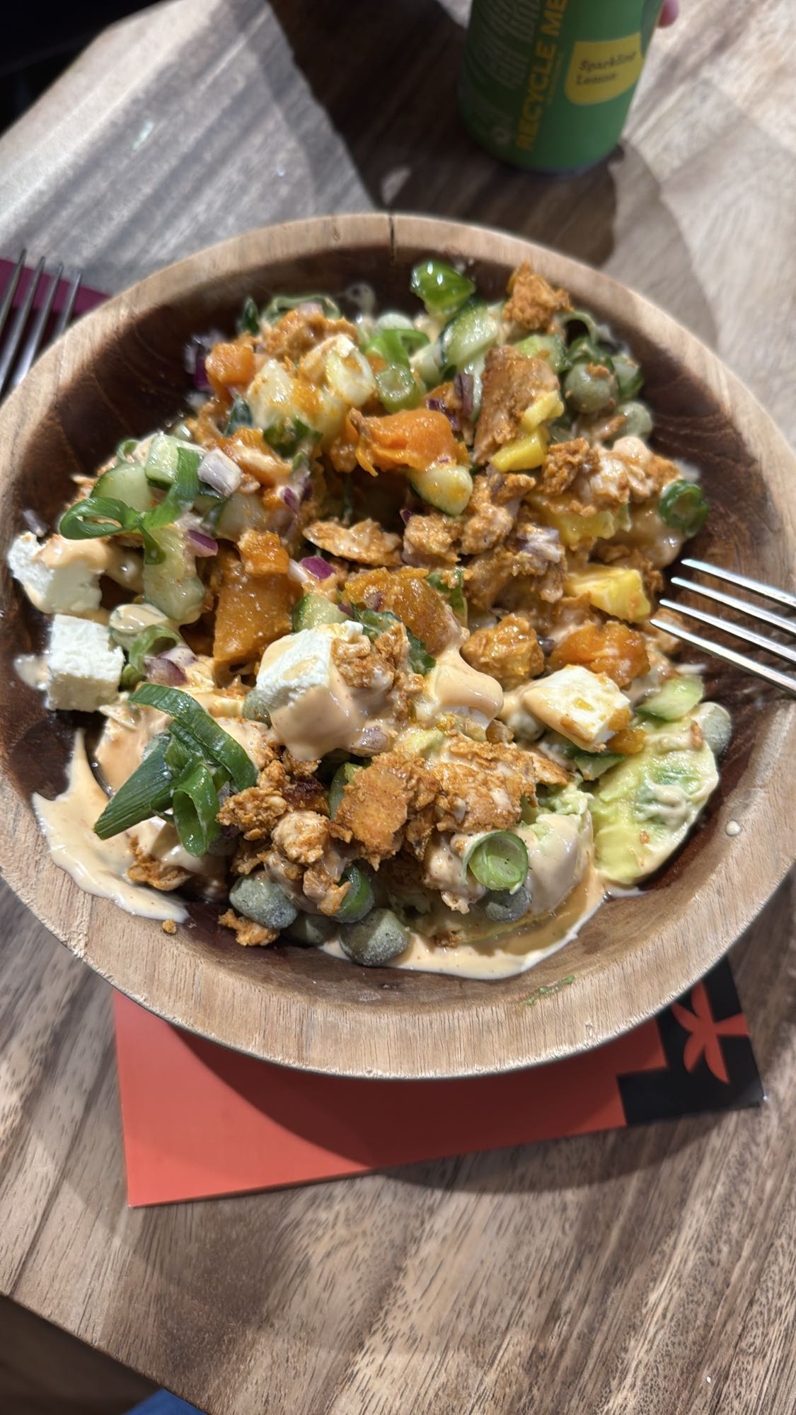 Knapperige pompoensalade