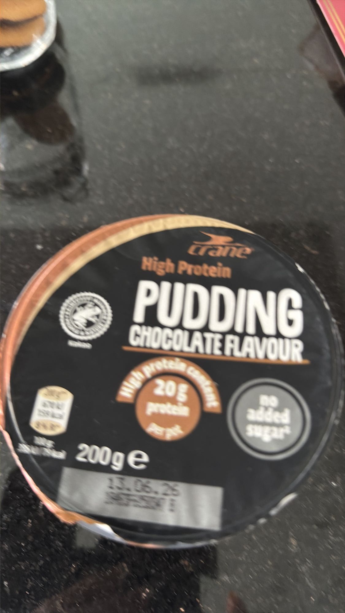 Schoko-Proteinpudding