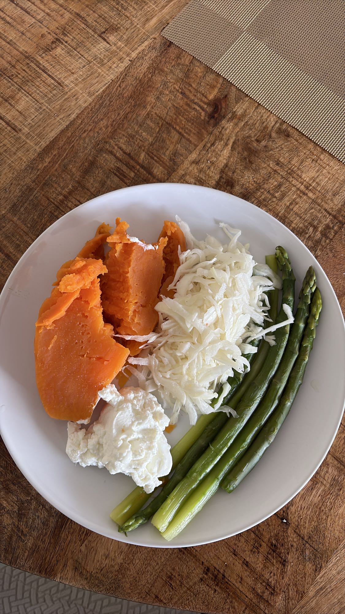 Zoete aardappelgroente