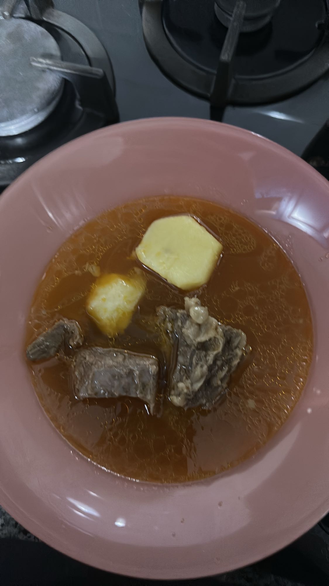 мясной суп с картофелем