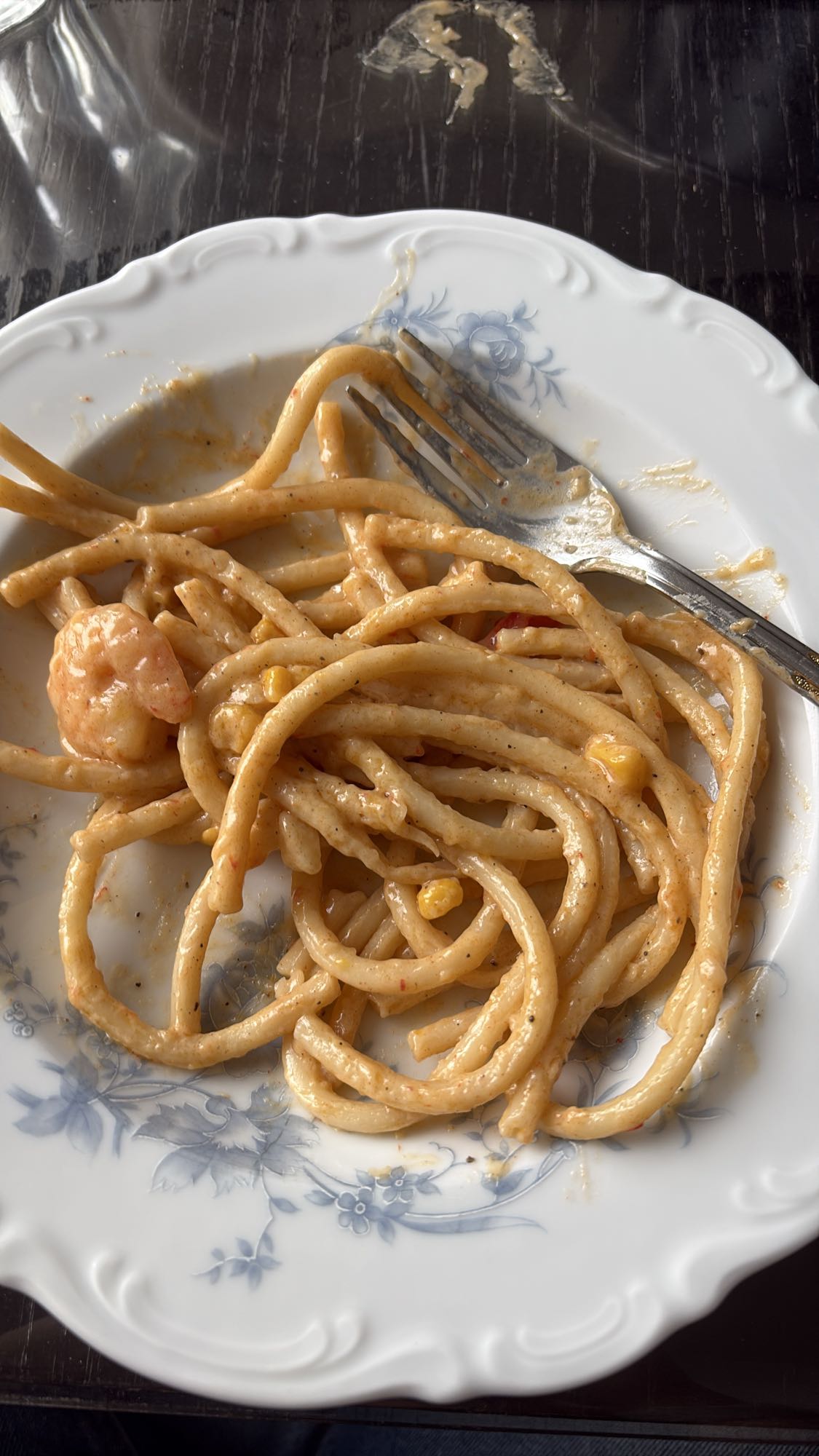 Krämig räkpasta