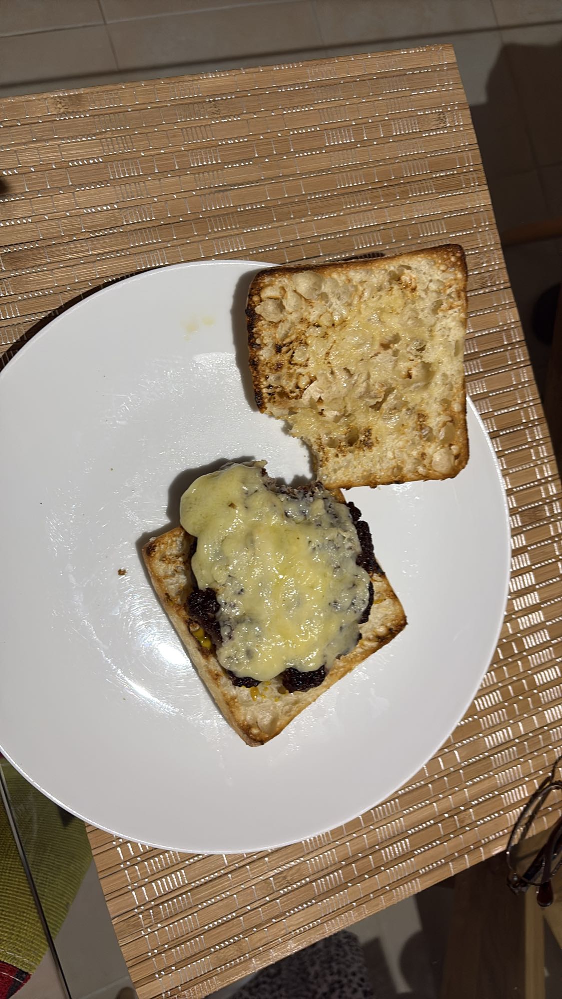 Blue Cheese Burger Toast