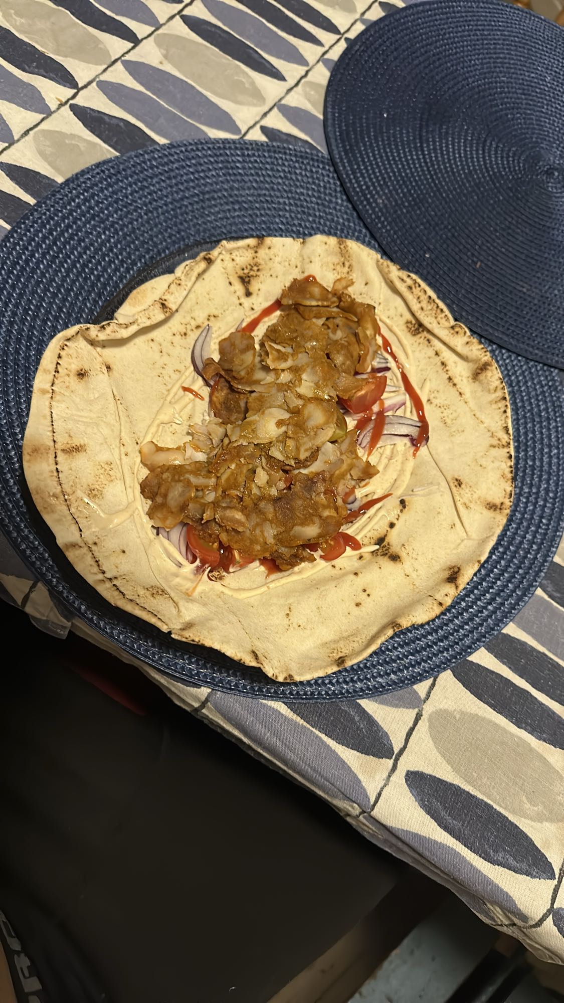 Kycklingkebab i bröd