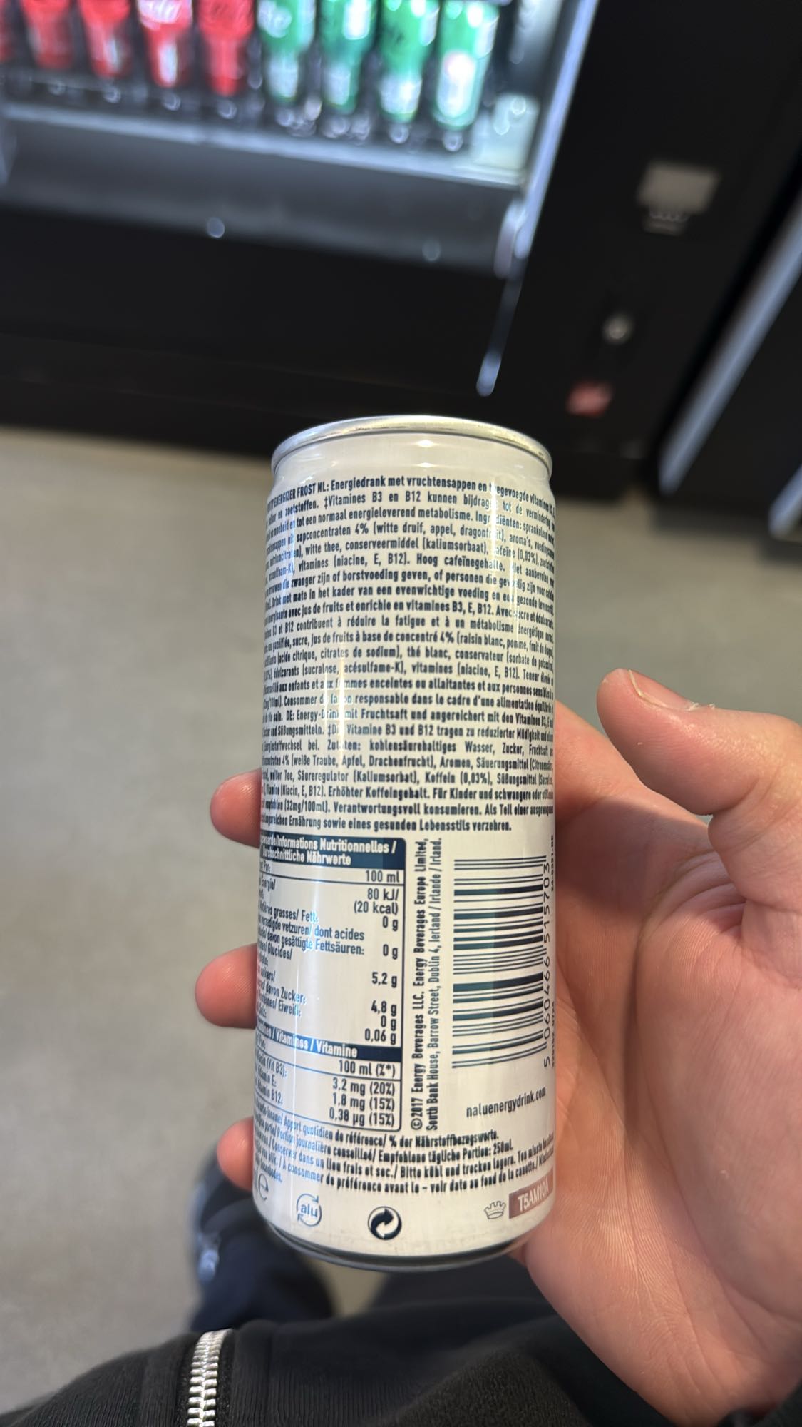 Energiedrank blik