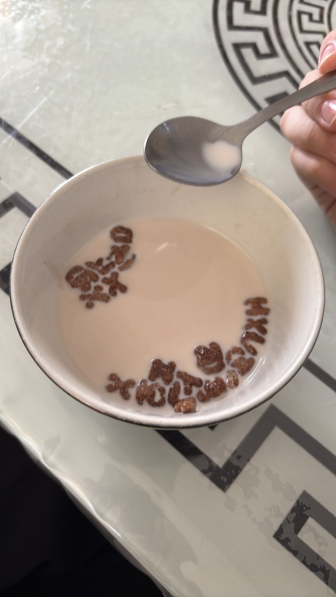 Шоколадные хлопья с молоком