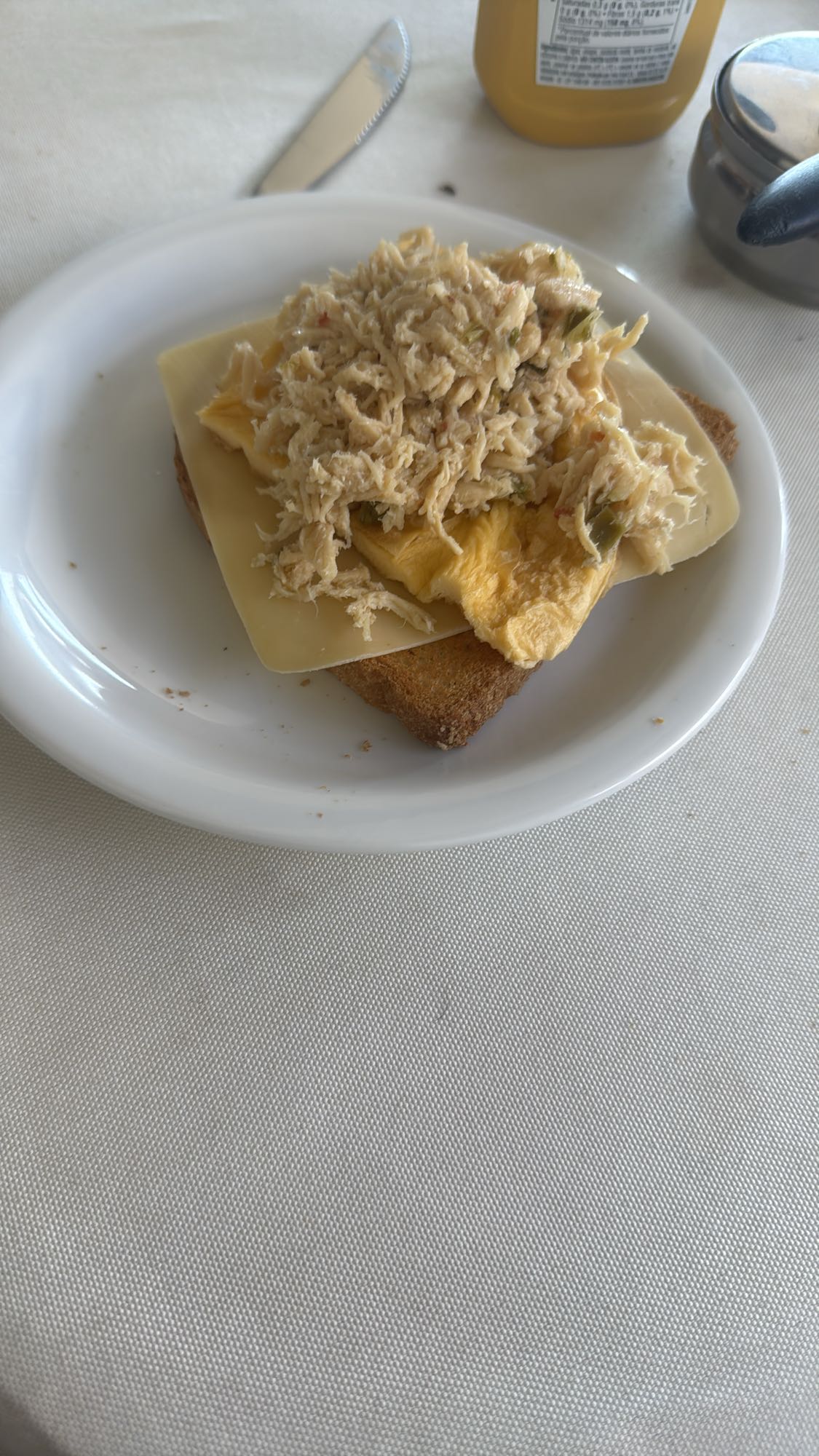 Torrada com frango