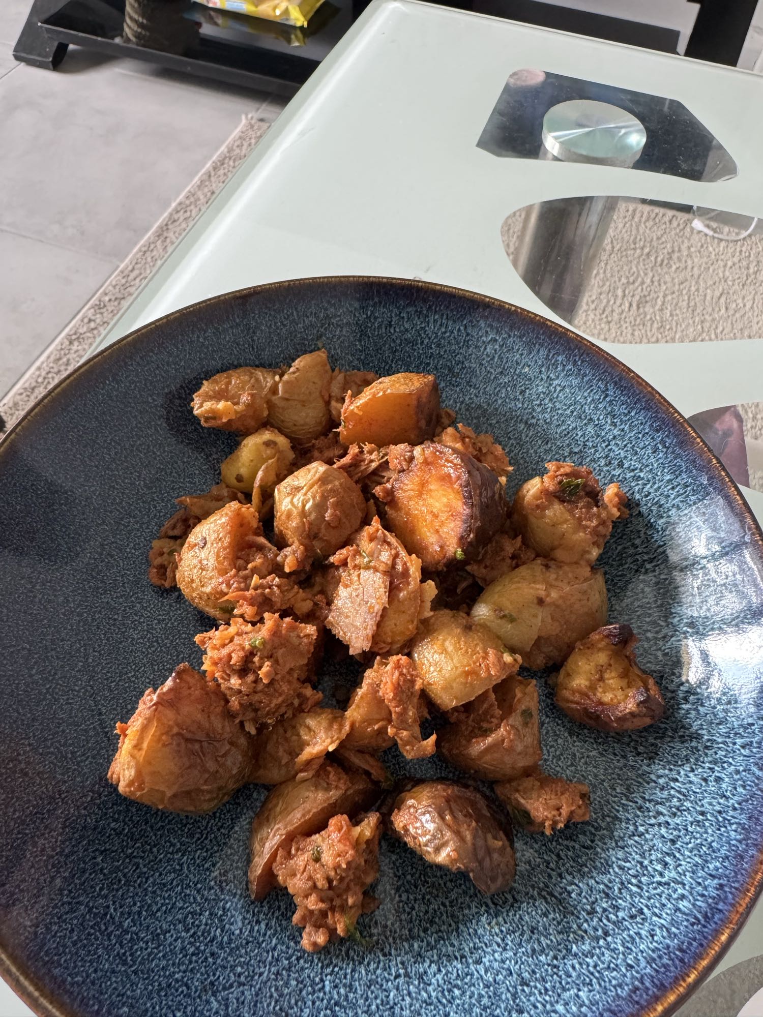 Pommes de terre au thon