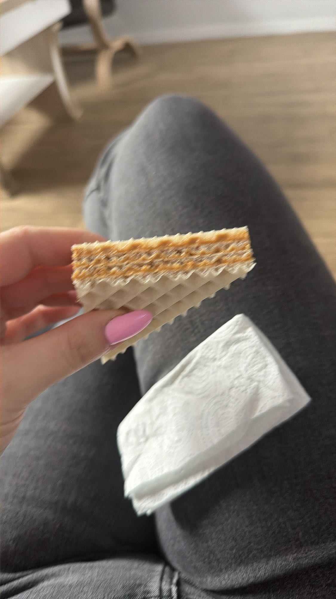 Wafelek z kremem