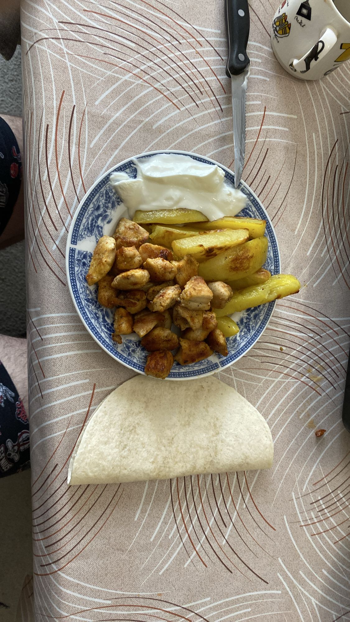 Chicken Potato Wrap
