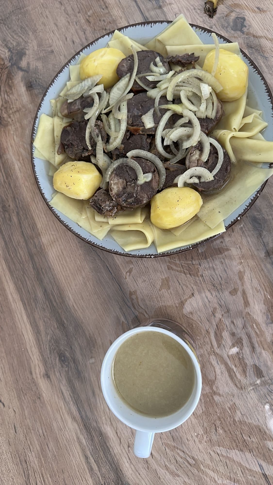 Бешбармак с мясом