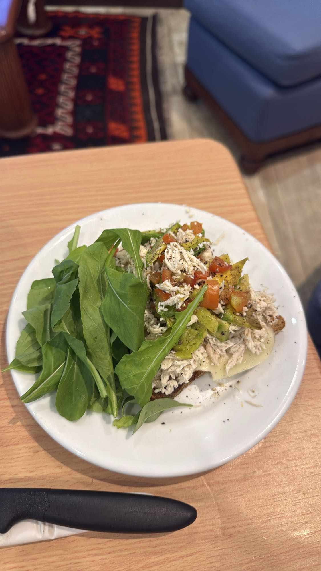 Chicken Veg Toast Plate