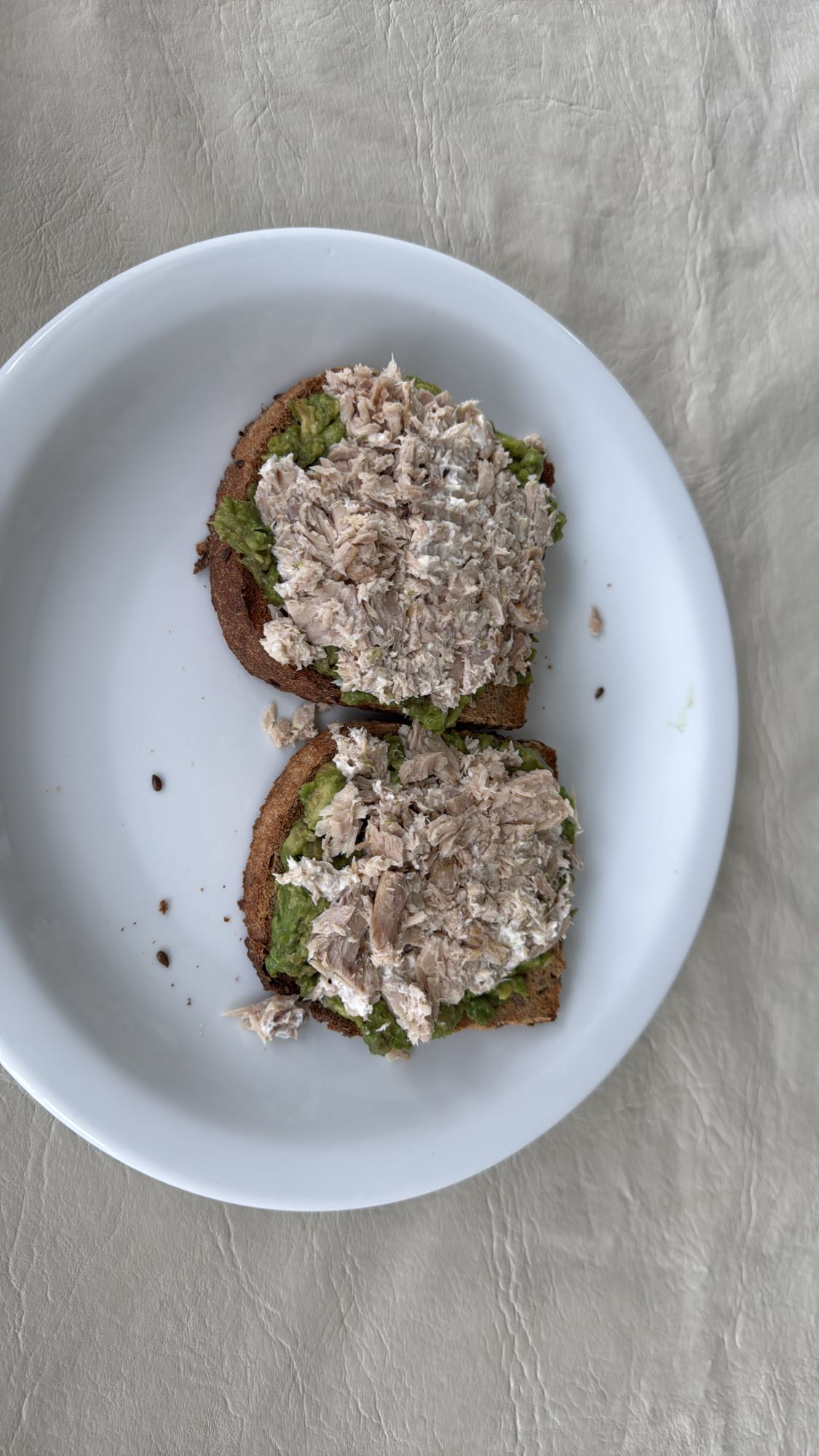 tostadas con atún