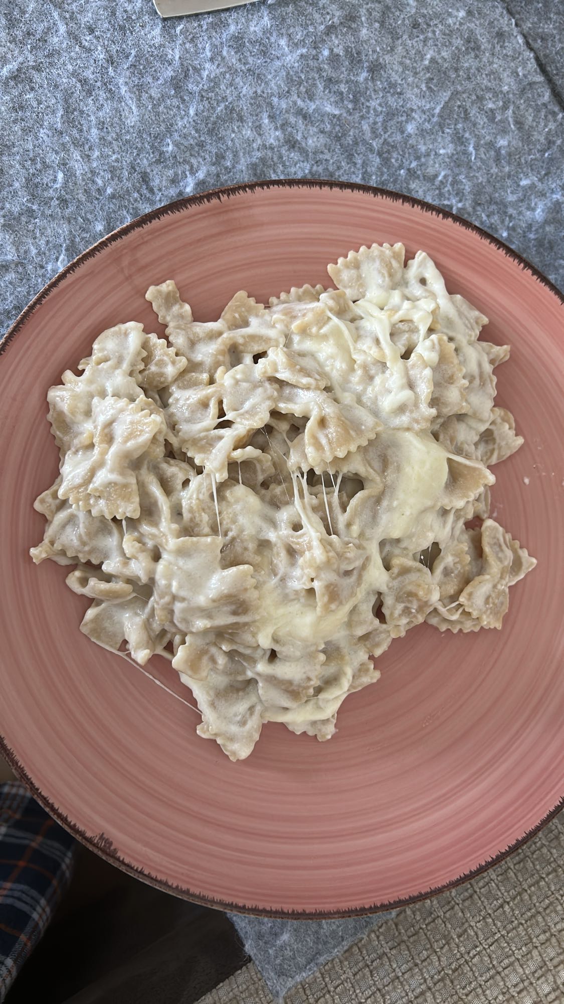 pasta con queso