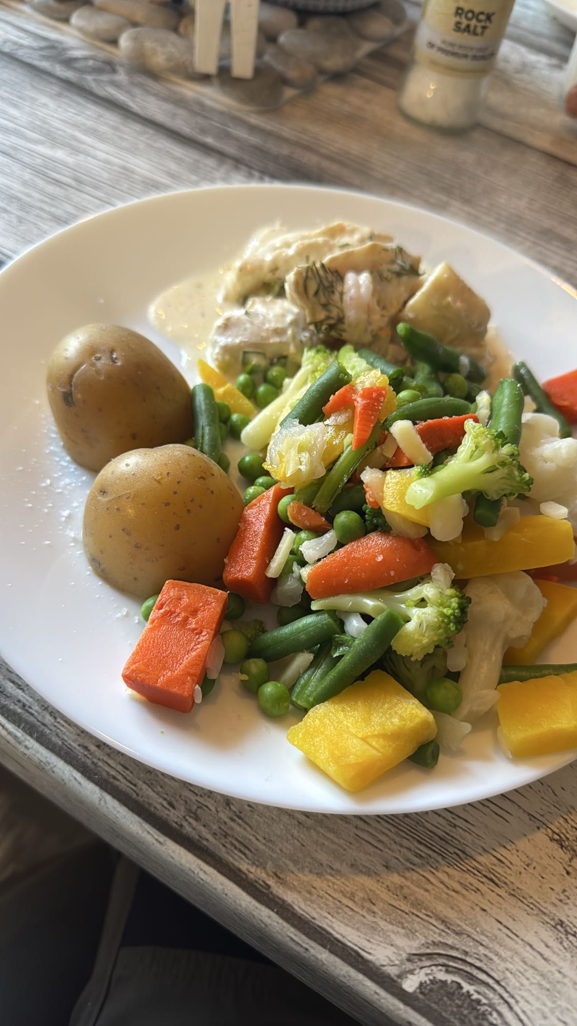 Fisk med grönsaker