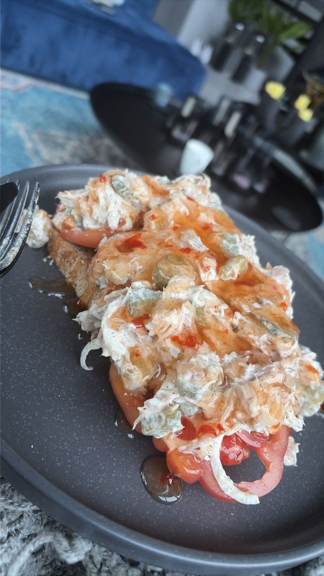 Kanapki z sałatką kurczak