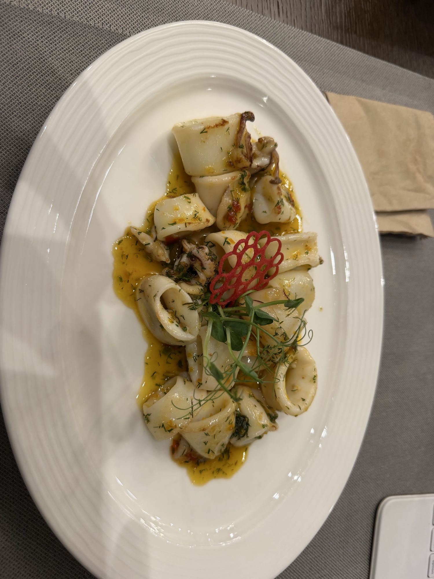 Calamari al burro