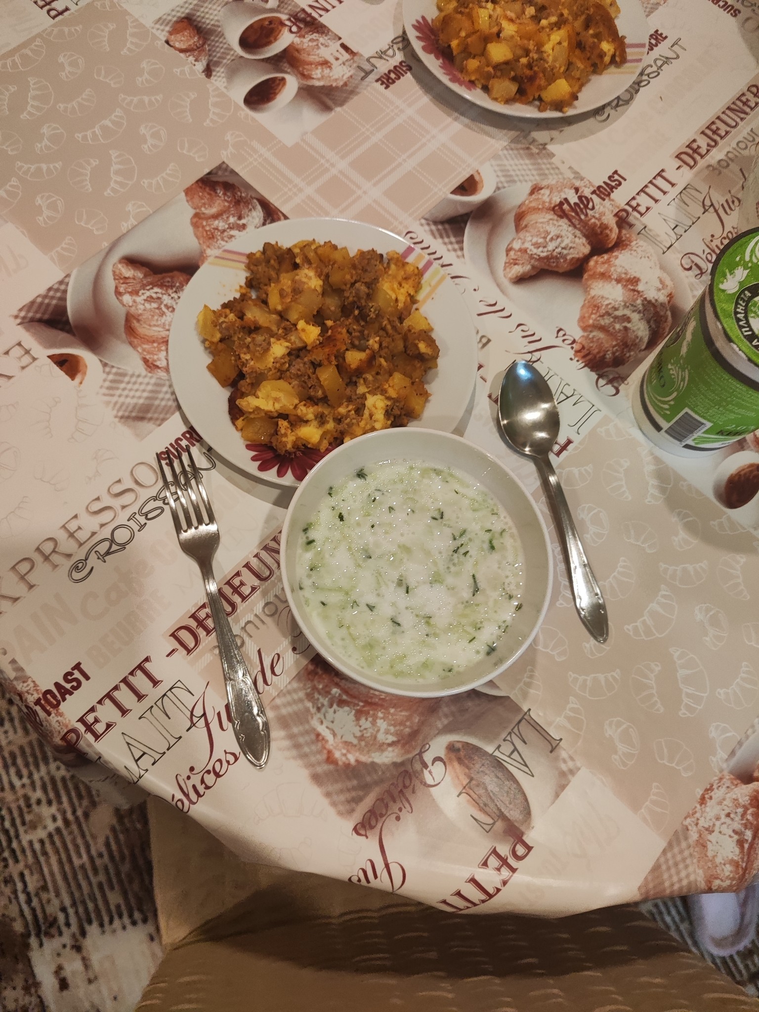 Potato Egg Mince Meal