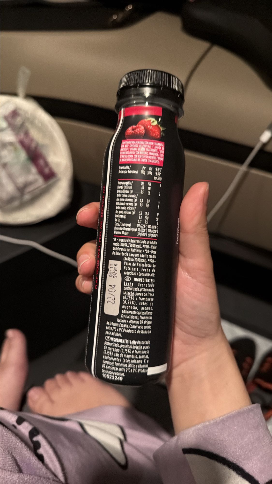 Băutură proteică cu fructe