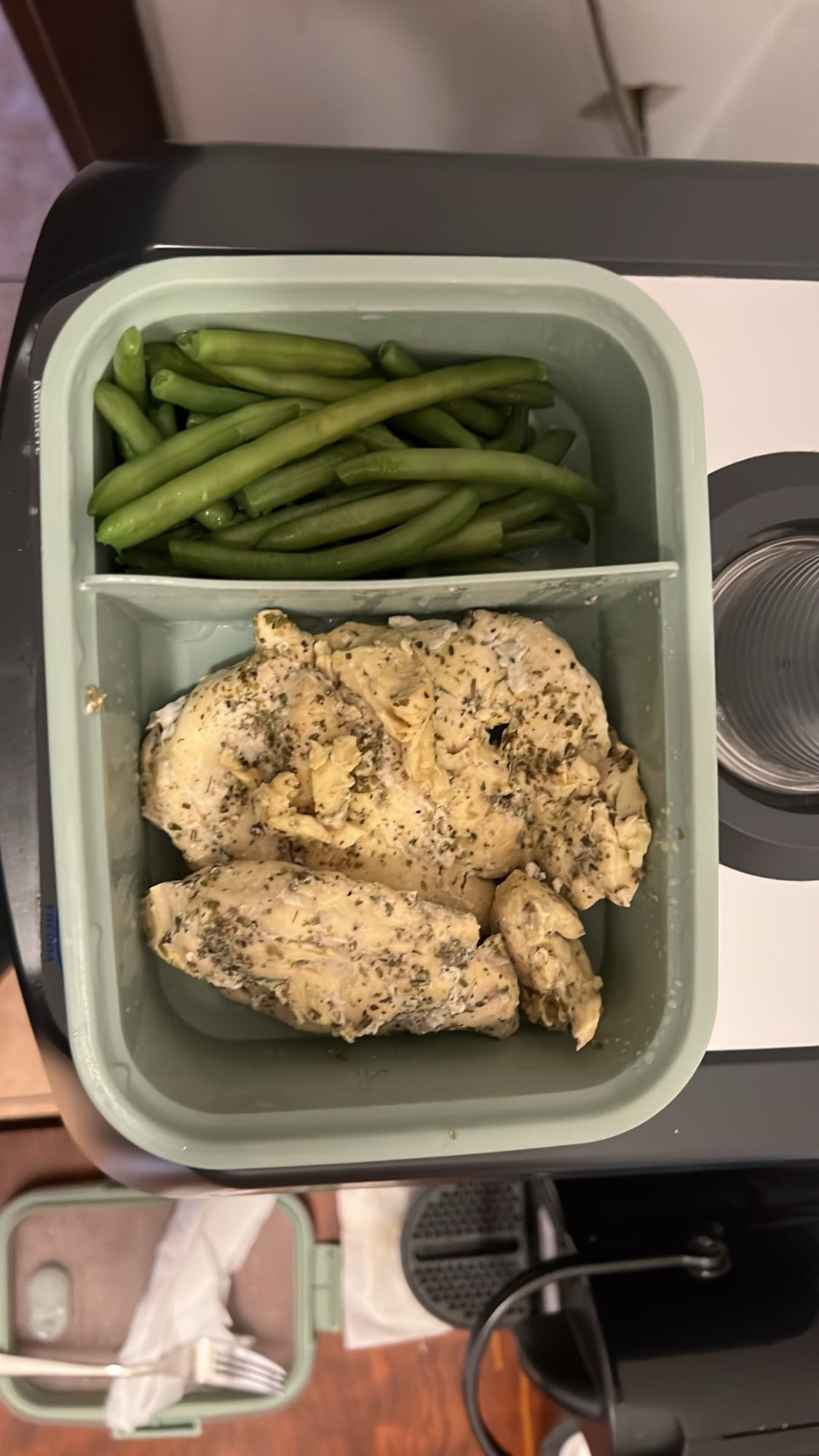 Pollo e fagiolini