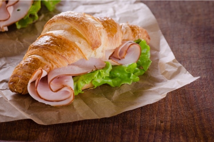 Ham Croissant Sandwich