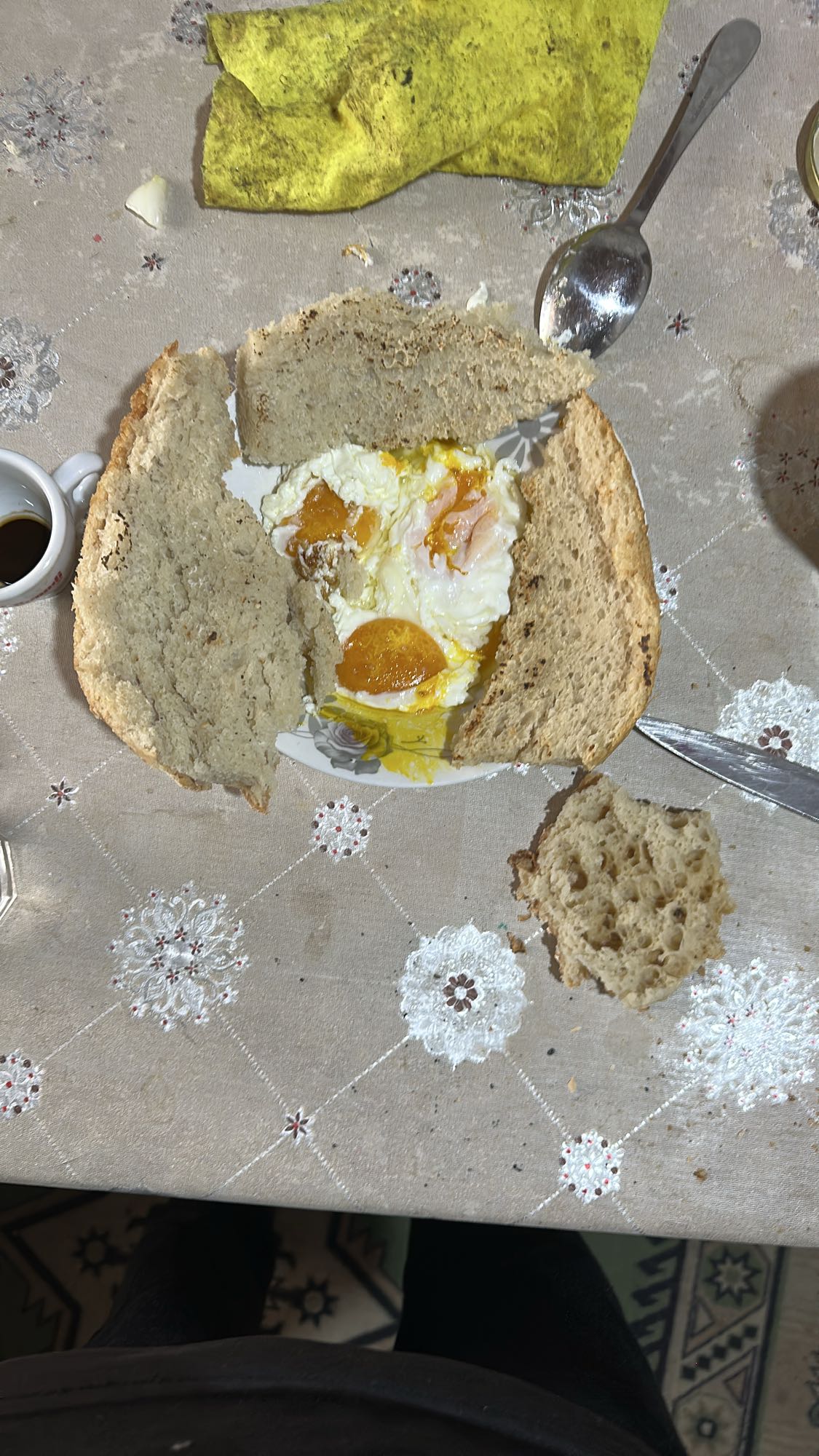 Bread with Fried Eggs
