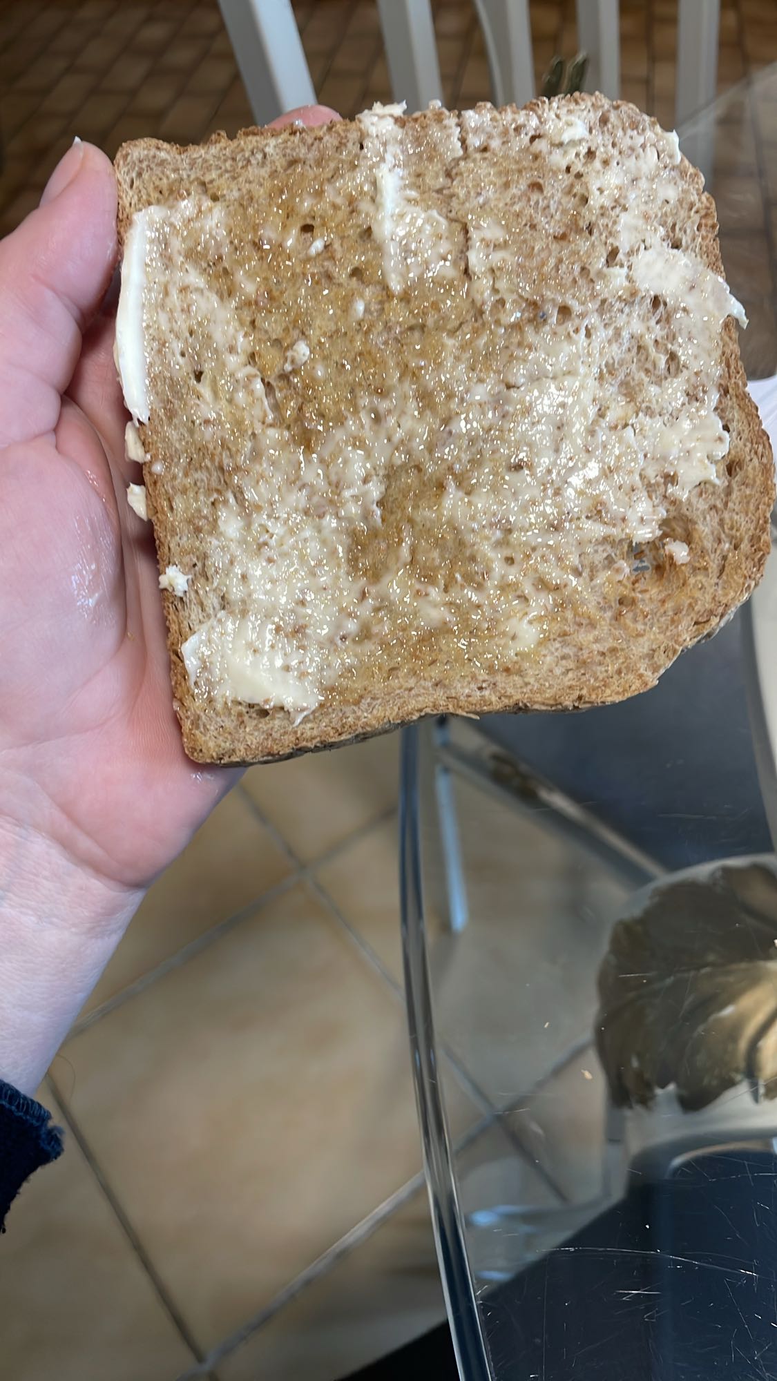 Tartine beurre miel