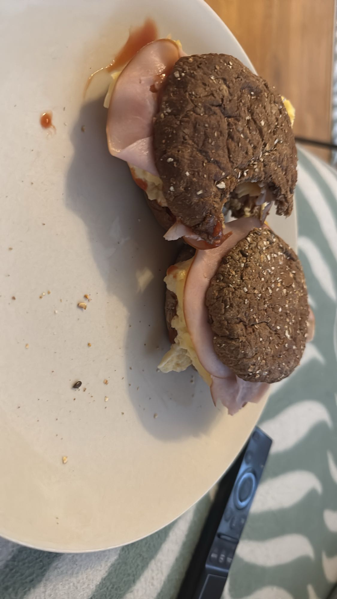 Frukostfrallor med skinka