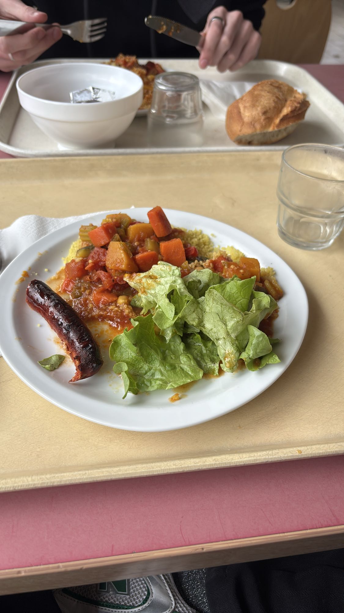 Merguez et couscous