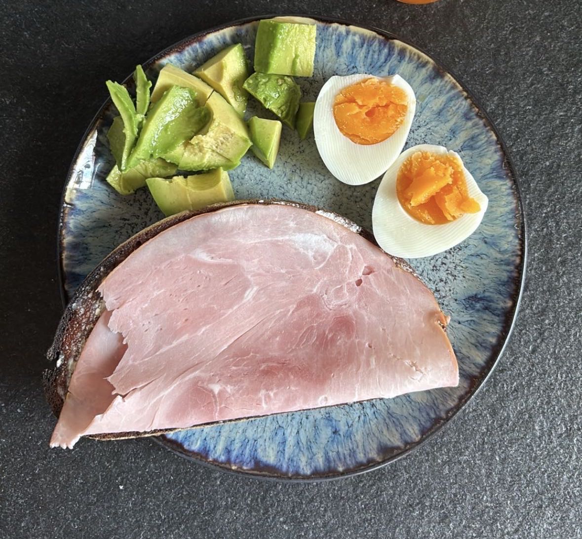 Schinken mit Avocado