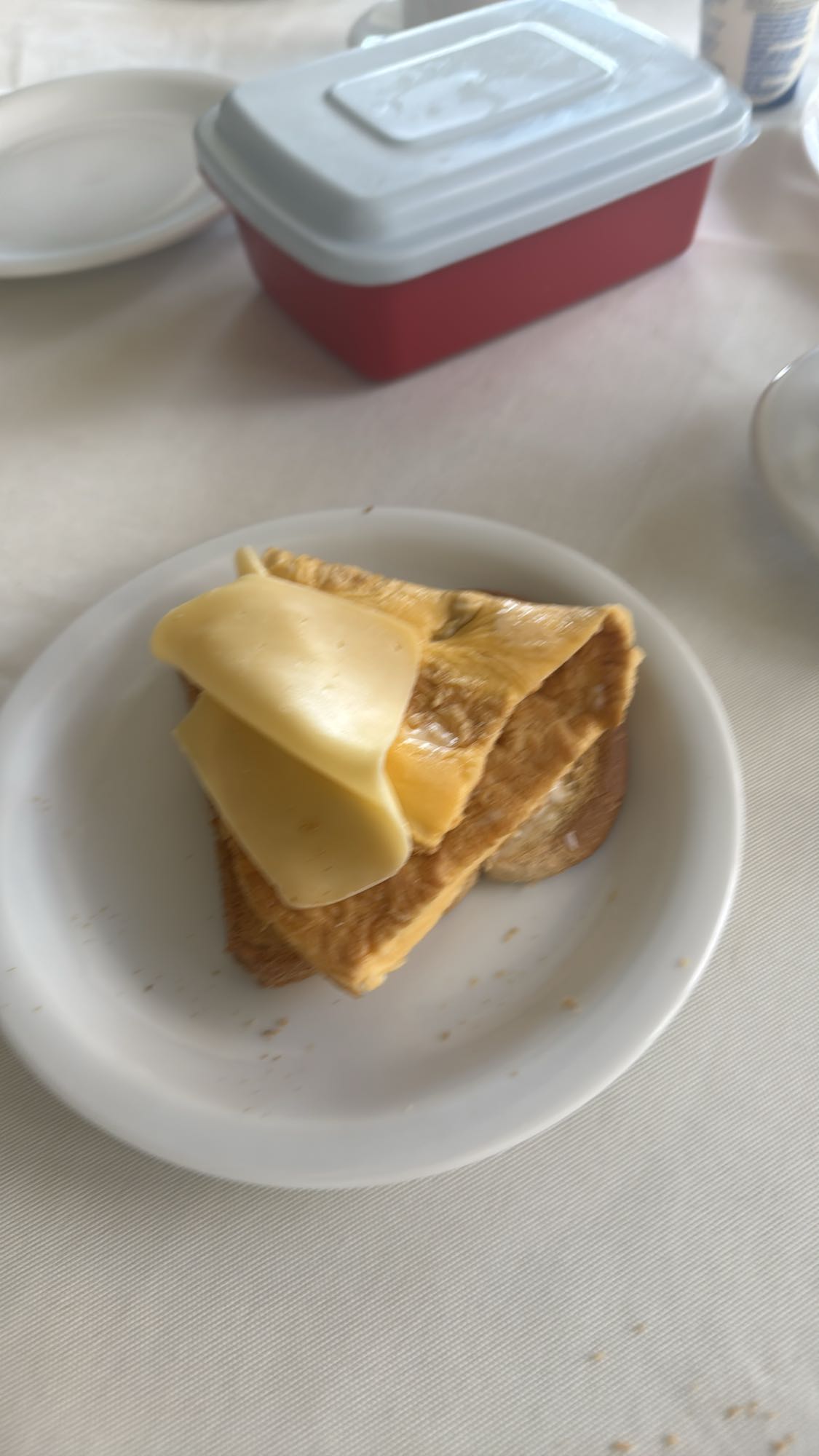 Torrada com omelete