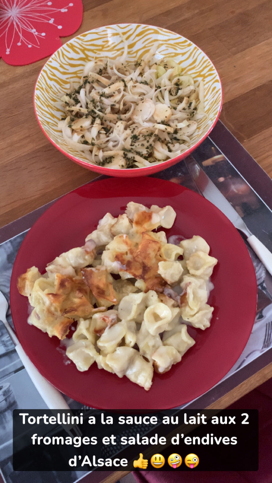 Tortellini aux fromages