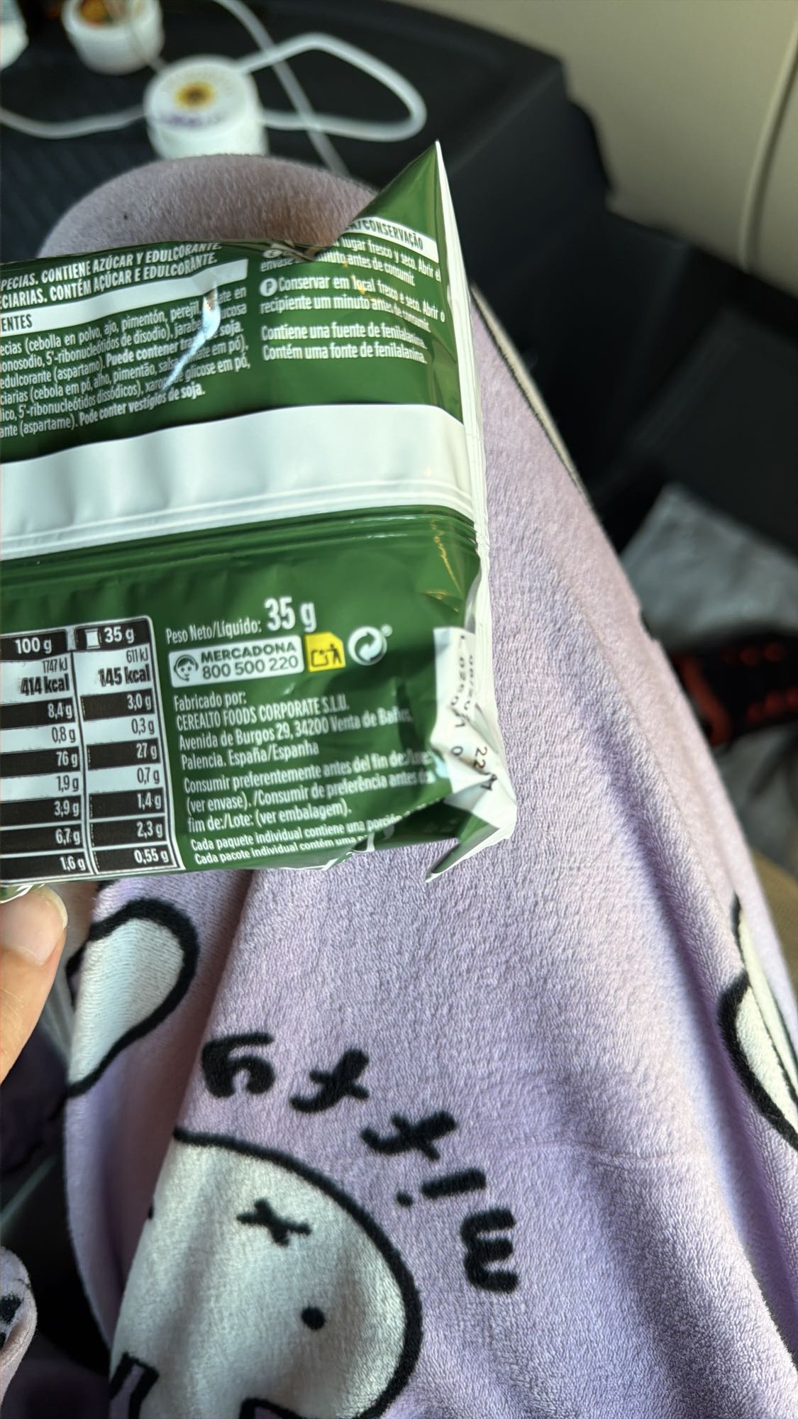 Snack sărat condimentat