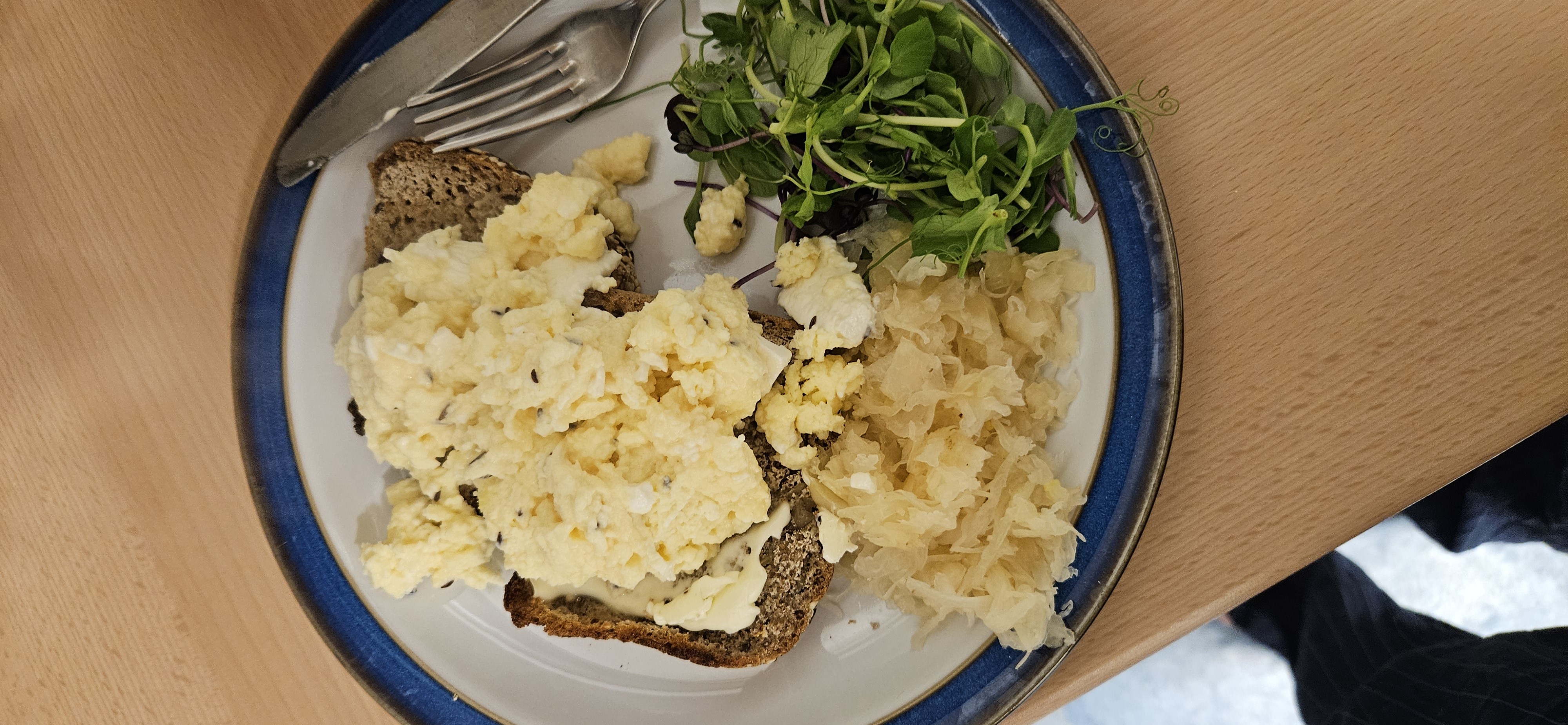 Egg Salad Rye Plate