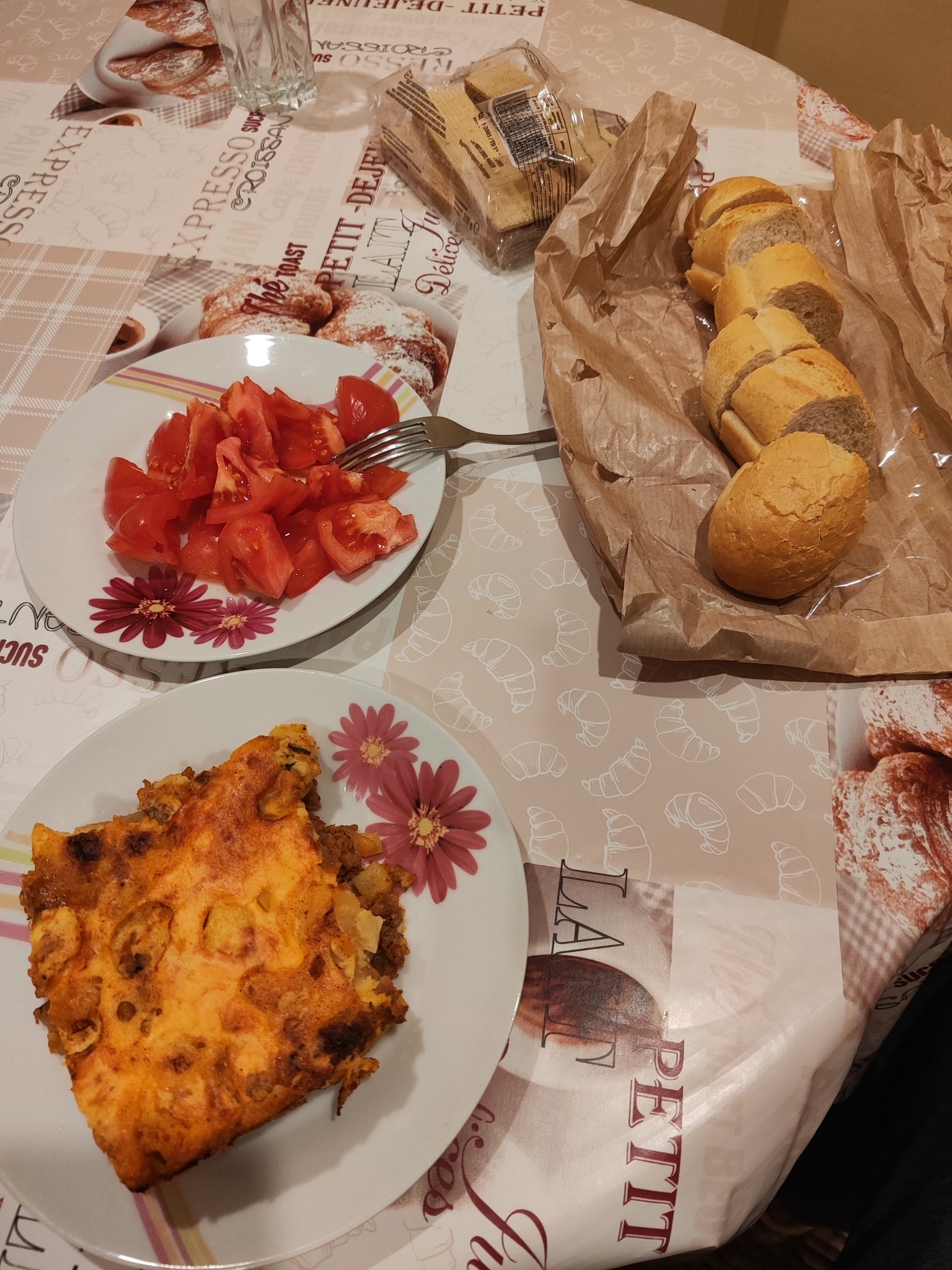 Lasagna with Tomato Bread