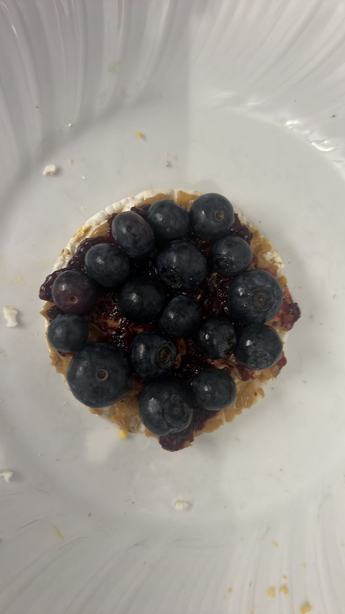 Galletta con mirtilli