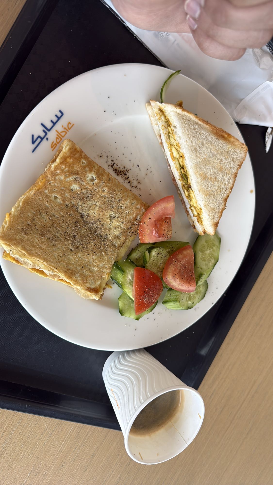 Egg Sandwich Plate
