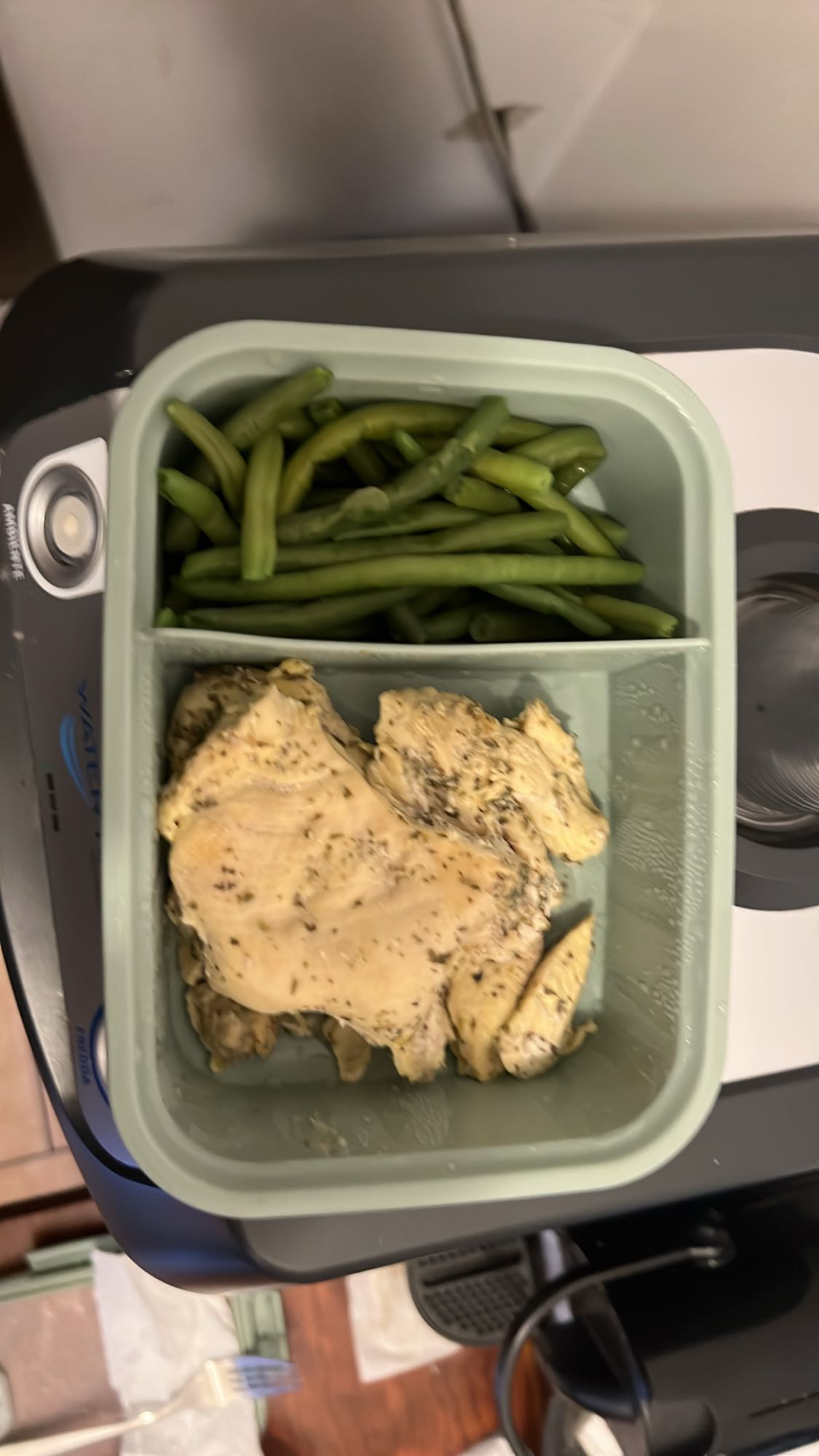 Pollo e fagiolini