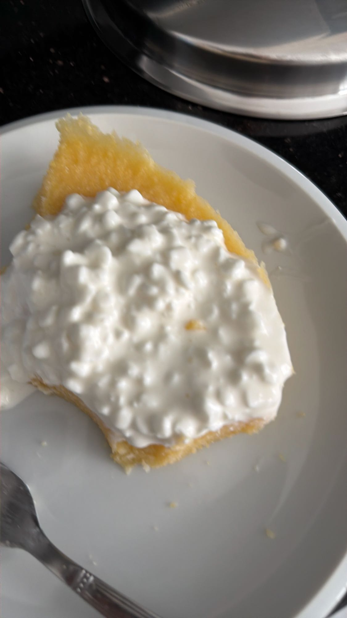 Polenta mit Hüttenkäse